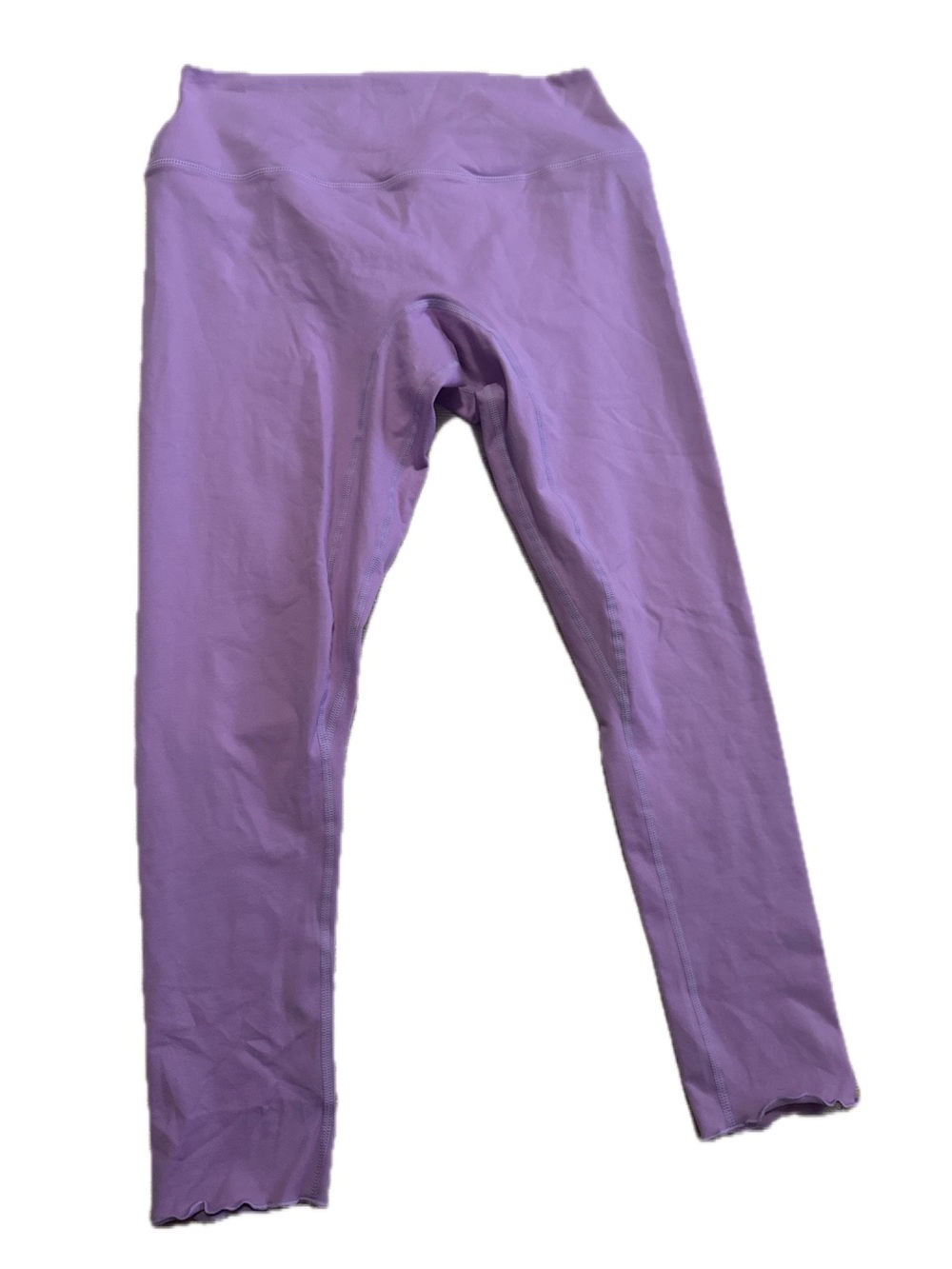 SET Active Lilac High-Waist Ruffle Hem 25” Leggings Size XL
